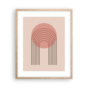 Poster în ramă de stejar deschis - Atracție irezistibilă - 40x50 cm