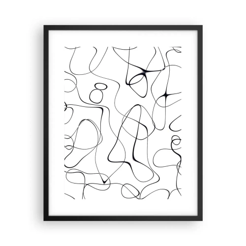 Poster în ramă neagră - Căile vieții, căile destinului - 40x50 cm