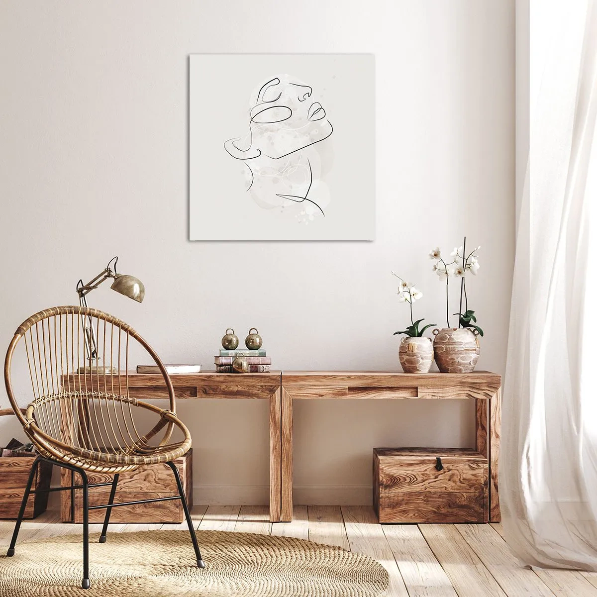 Tablou pe pânză - Schiță de vis - 70x70 cm