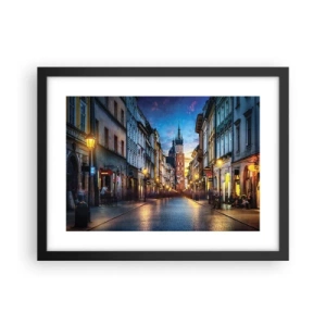 Poster în ramă neagră - Farmecul Cracoviei - 40x30 cm