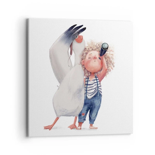 Tablou pe pânză - Un plan pentru o călătorie minunată - 70x70 cm