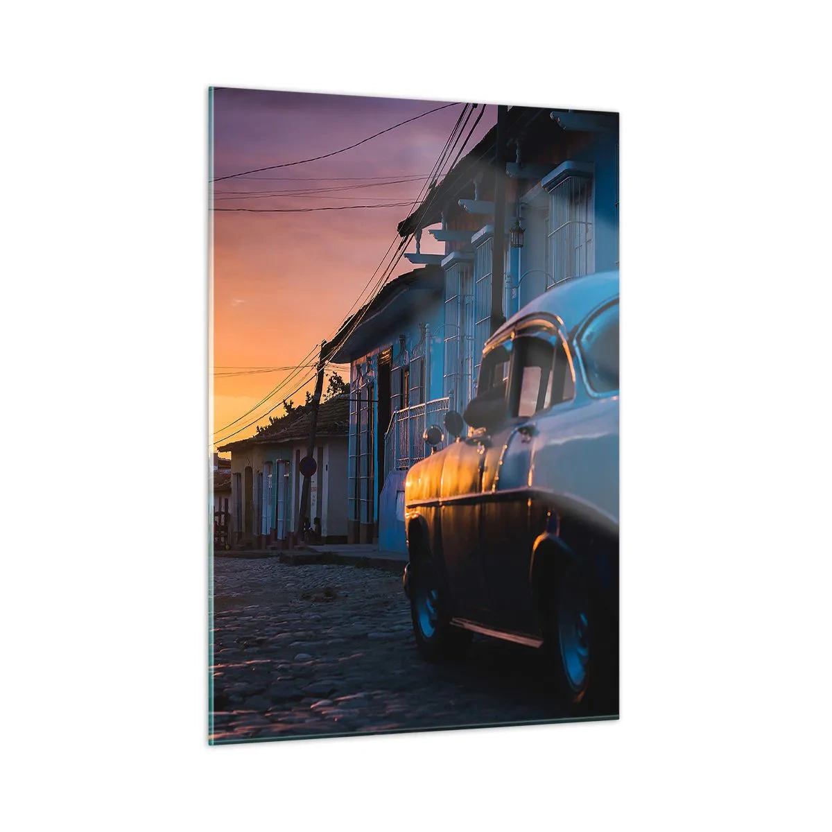 Tablou pe sticlă - Aici timpul încetinește - 50x70 cm