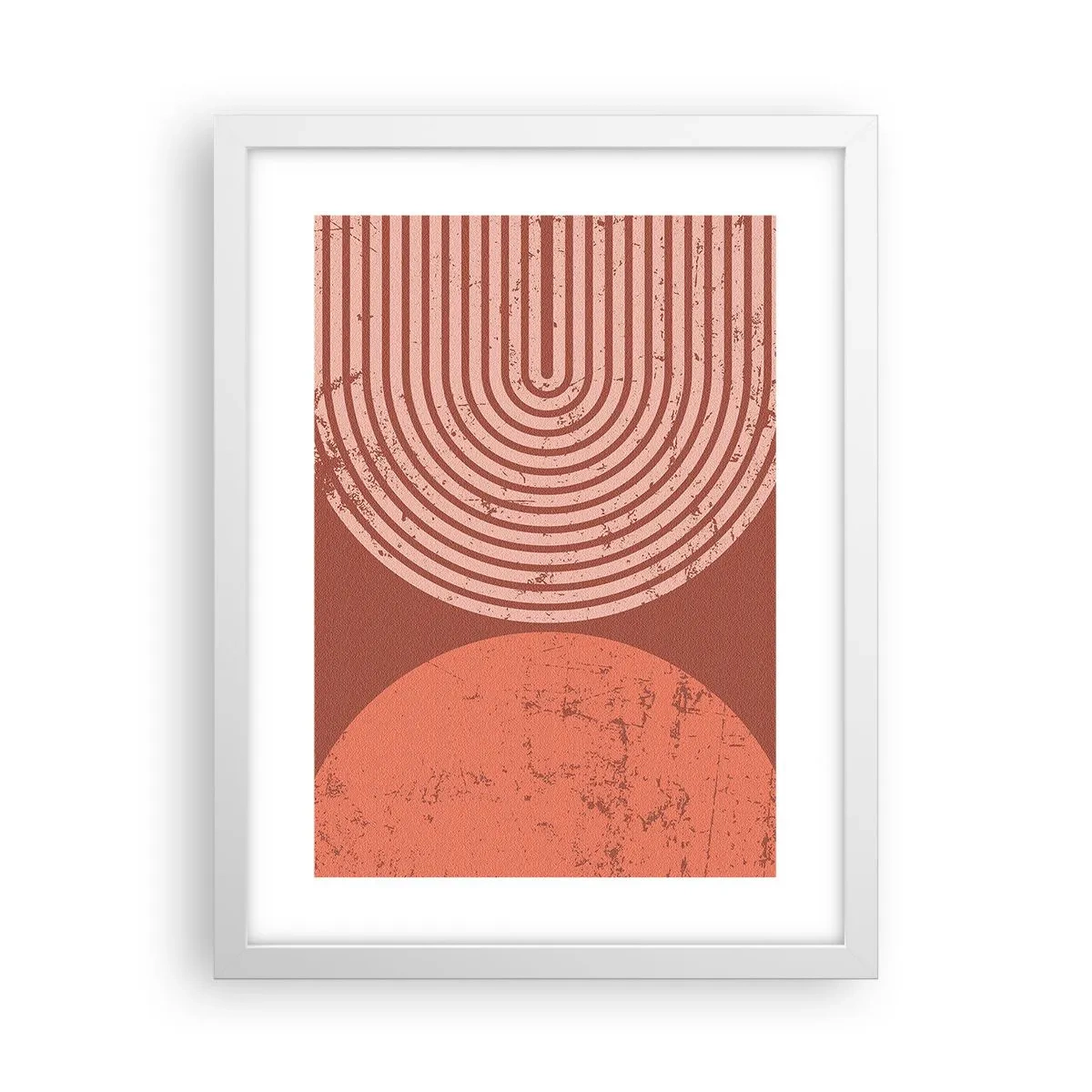Poster în ramă albă - Relație strânsă - 30x40 cm