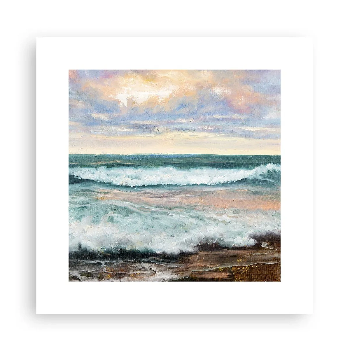 Poster - Aici îți vei alina sufletul - 30x30 cm