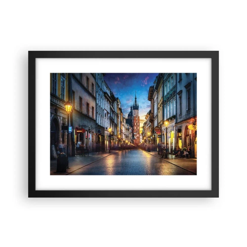 Poster în ramă neagră - Farmecul Cracoviei - 40x30 cm