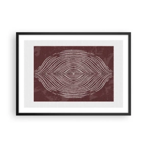 Poster în ramă neagră - Spațiul vorbește - 70x50 cm