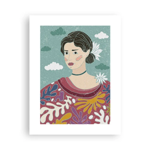 Poster - Cu melancolie în privire - 30x40 cm