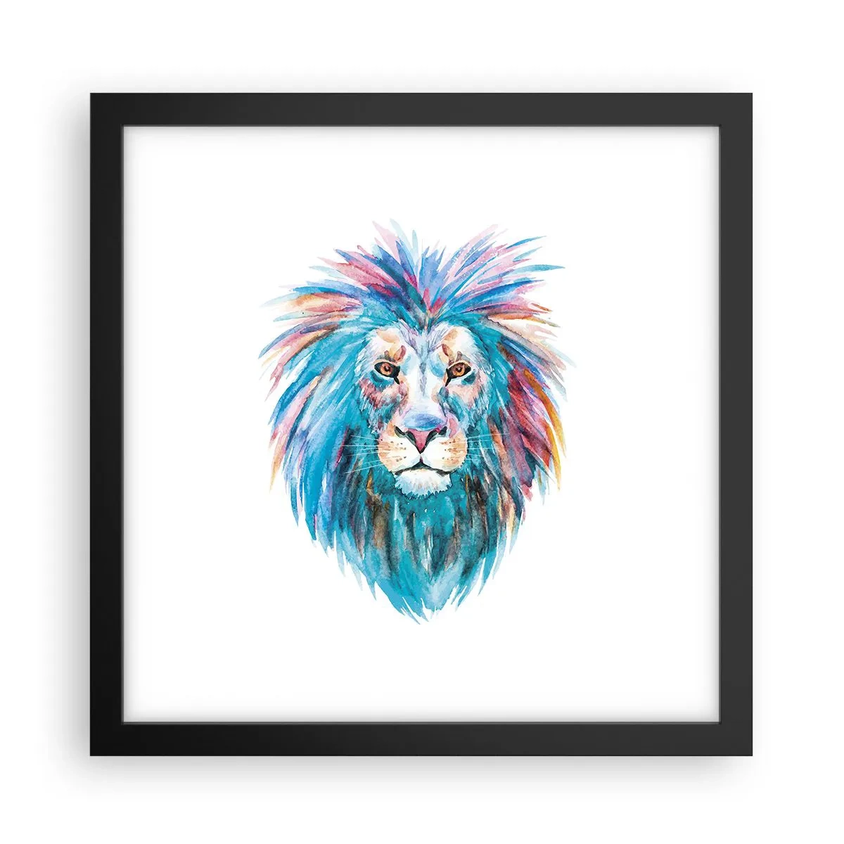 Poster în ramă neagră - Aură electrizantă - 30x30 cm