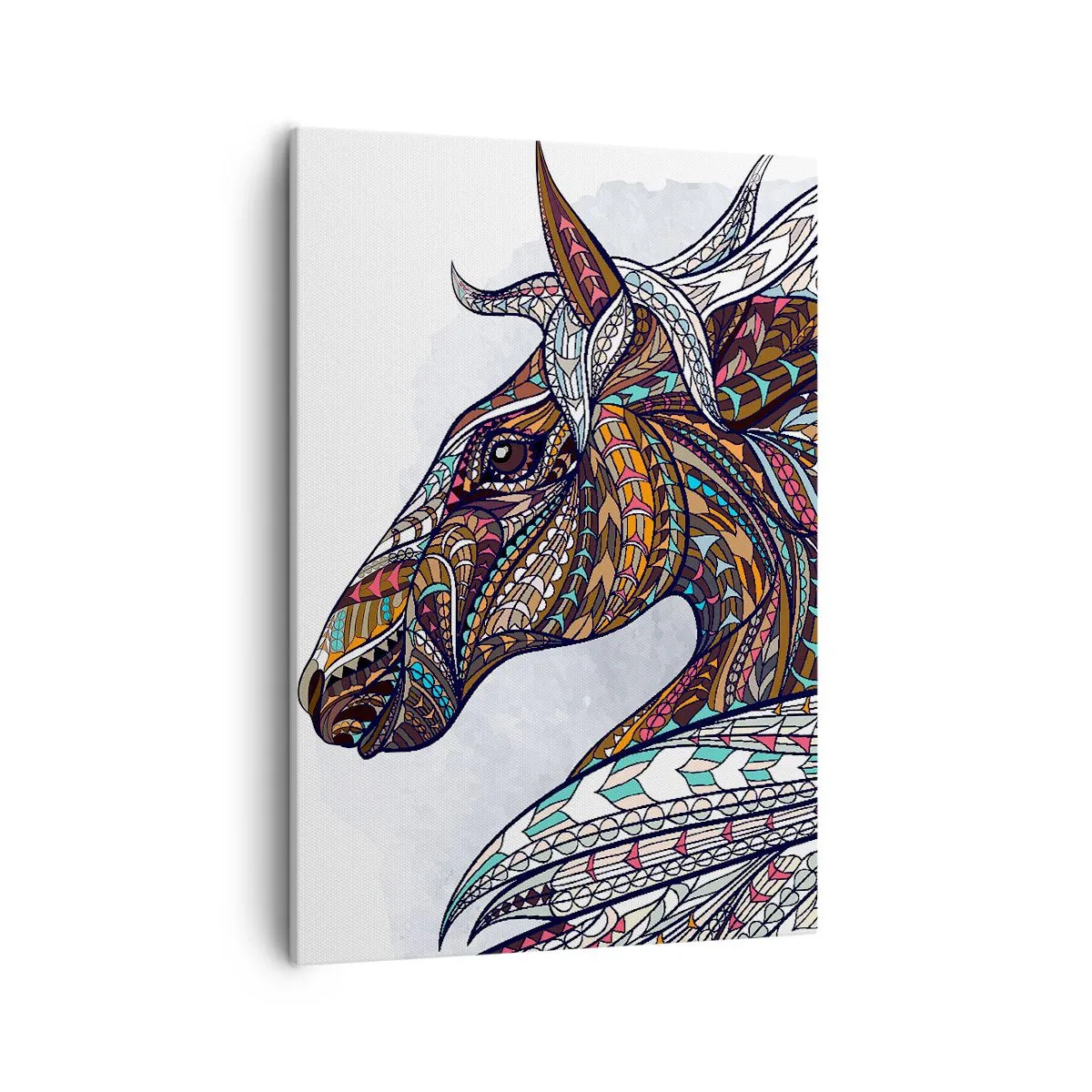 Tablou pe pânză - Armăsarul războinicului celtic - 50x70 cm