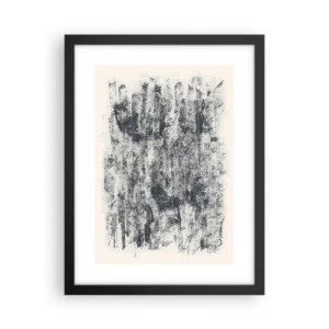 Poster în ramă neagră - Compoziție cețoasă - 30x40 cm