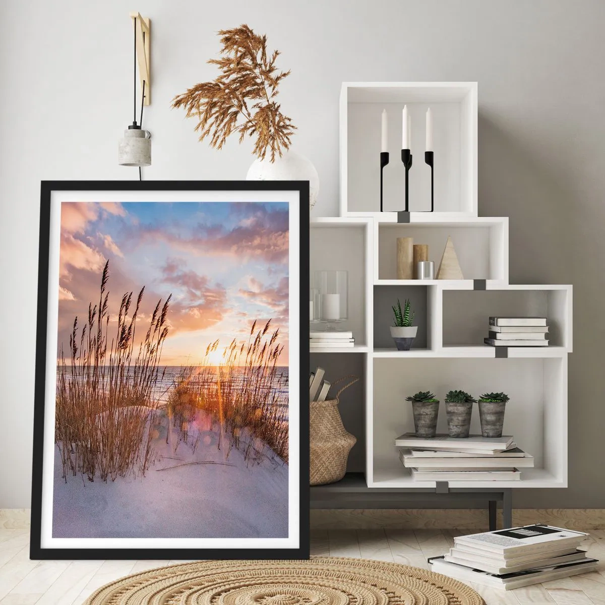 Poster în ramă neagră - Adio soare și vânt - 70x100 cm