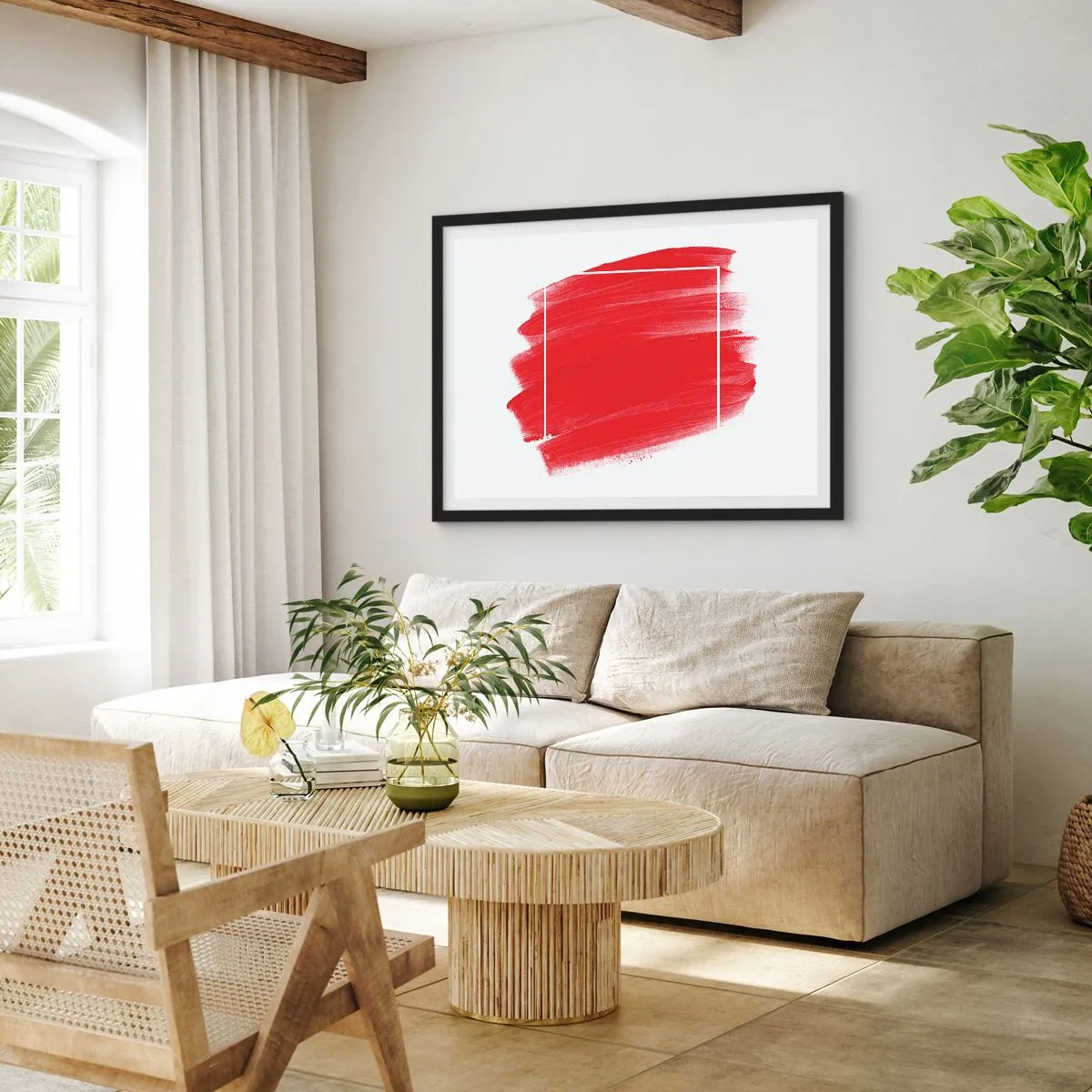 Poster în ramă neagră - În afara cadrului - 70x50 cm
