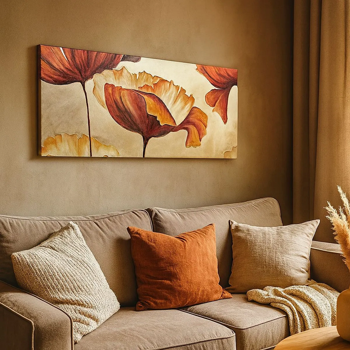 Tablou pe pânză - Lunca - 100x40 cm