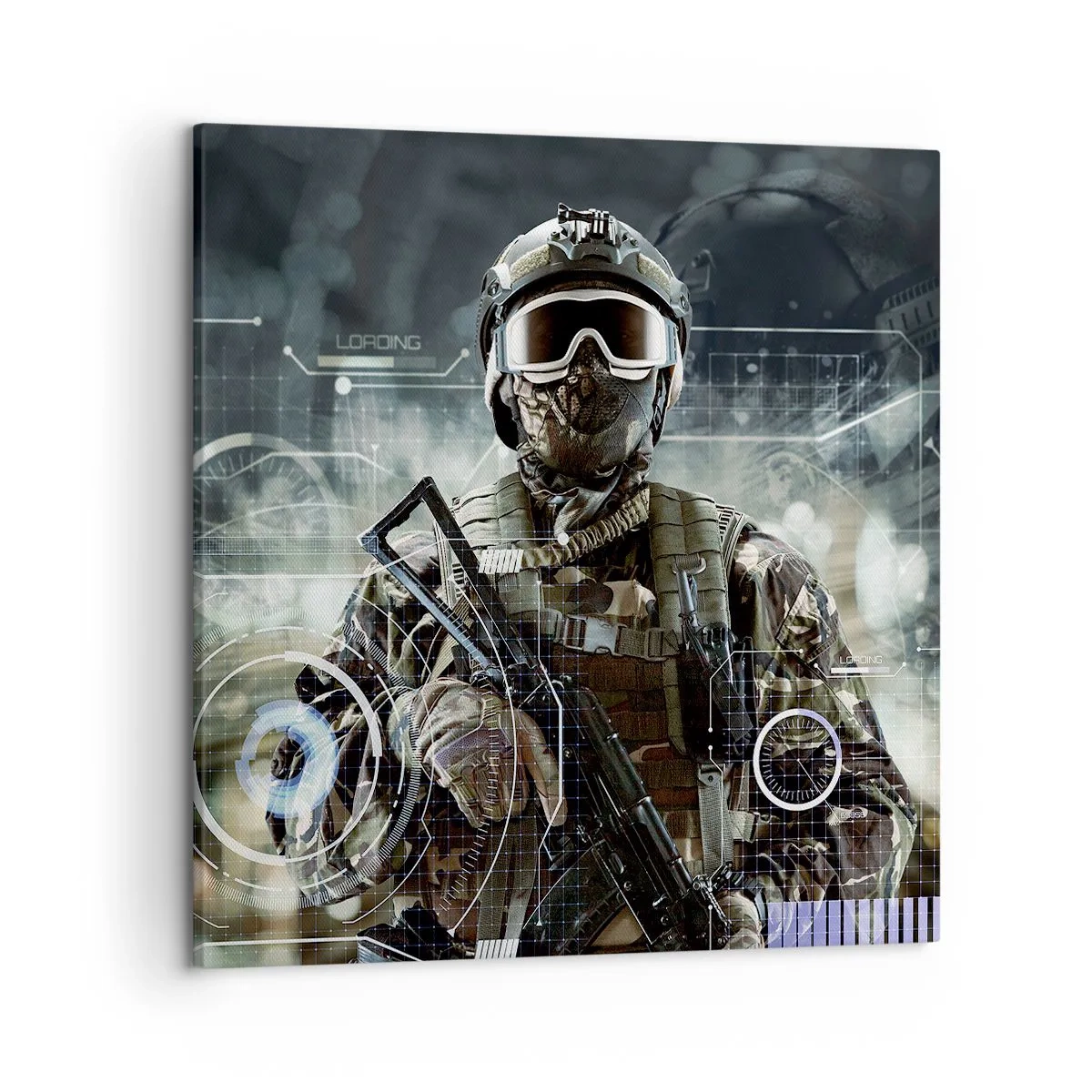 Tablou pe pânză - Putere la putere - 50x50 cm