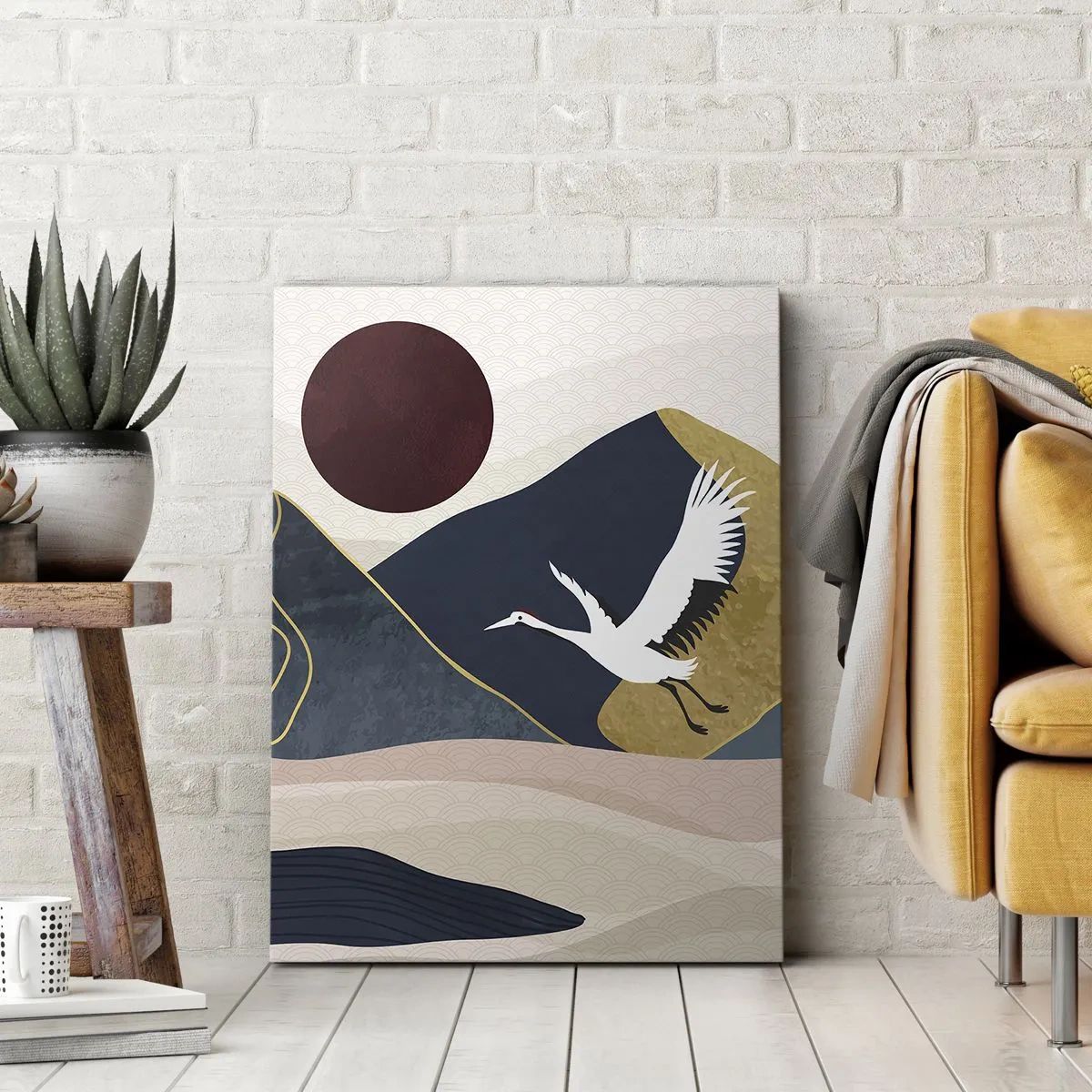 Tablou pe pânză - Și ziua a zburat din nou - 45x80 cm