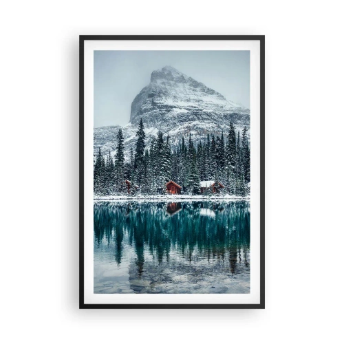 Poster în ramă neagră - Refugiu canadian - 61x91 cm