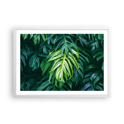 Poster în ramă albă - Scufundă-te în prospețime - 70x50 cm