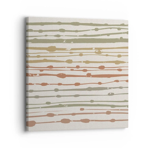 Tablou pe pânză - Notația culorilor muzicale - 30x30 cm