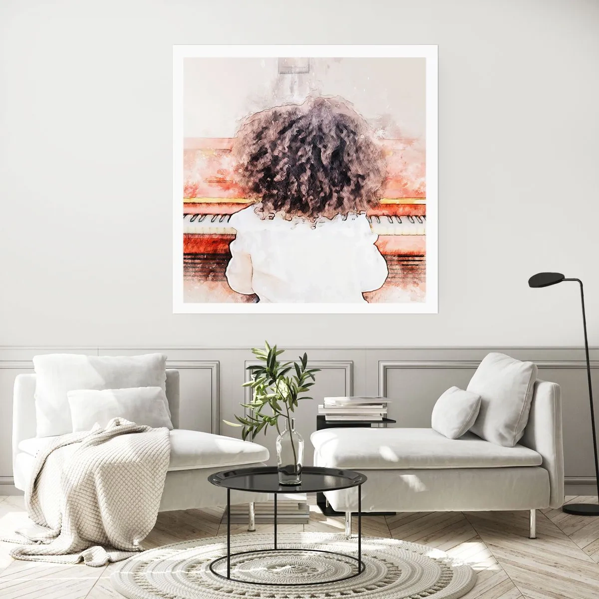 Poster - Într-o lume a muzicii - 60x60 cm