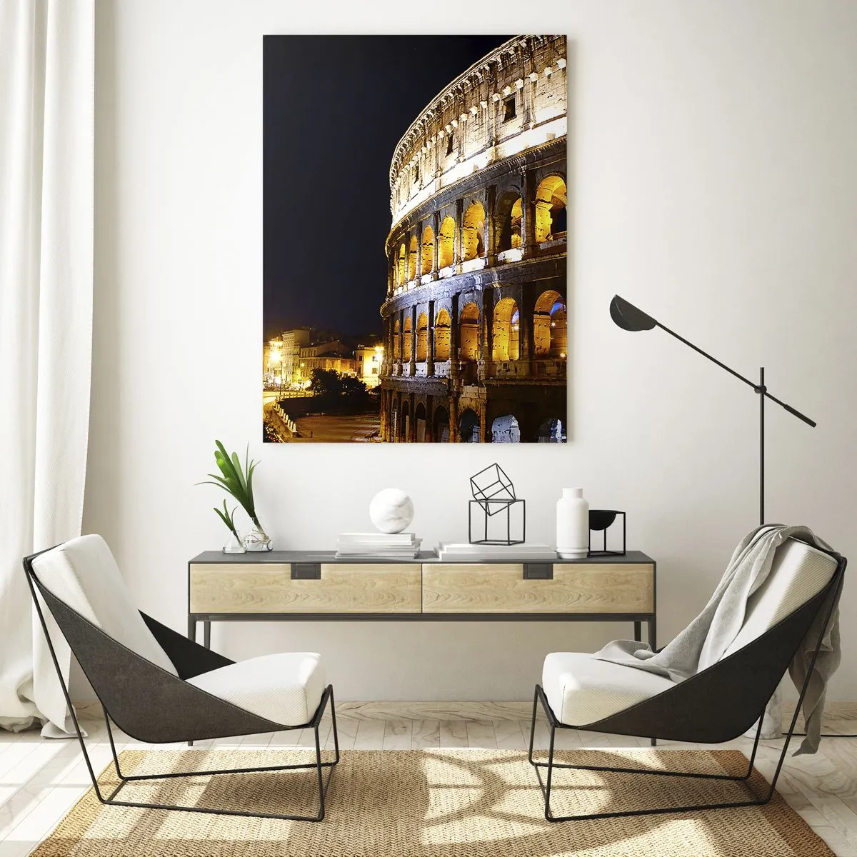 Tablou pe sticlă - Să înceapă jocurile - 50x70 cm
