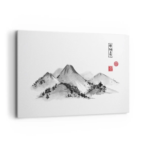 Tablou pe pânză - Dincolo de dealuri - 120x80 cm