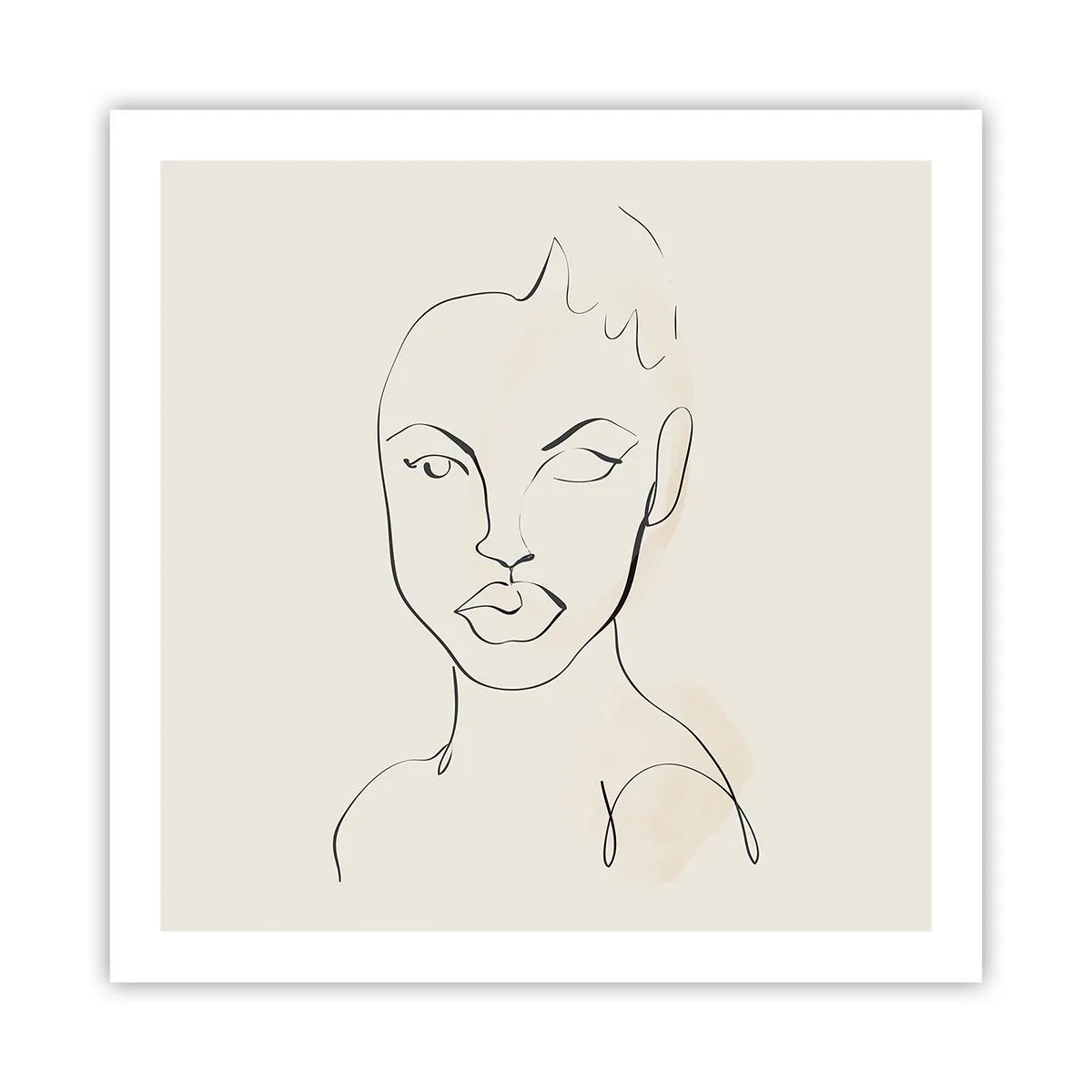 Poster - Schiță de senzualitate - 60x60 cm