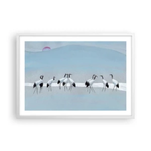 Poster în ramă albă - După o zi fierbinte - 70x50 cm