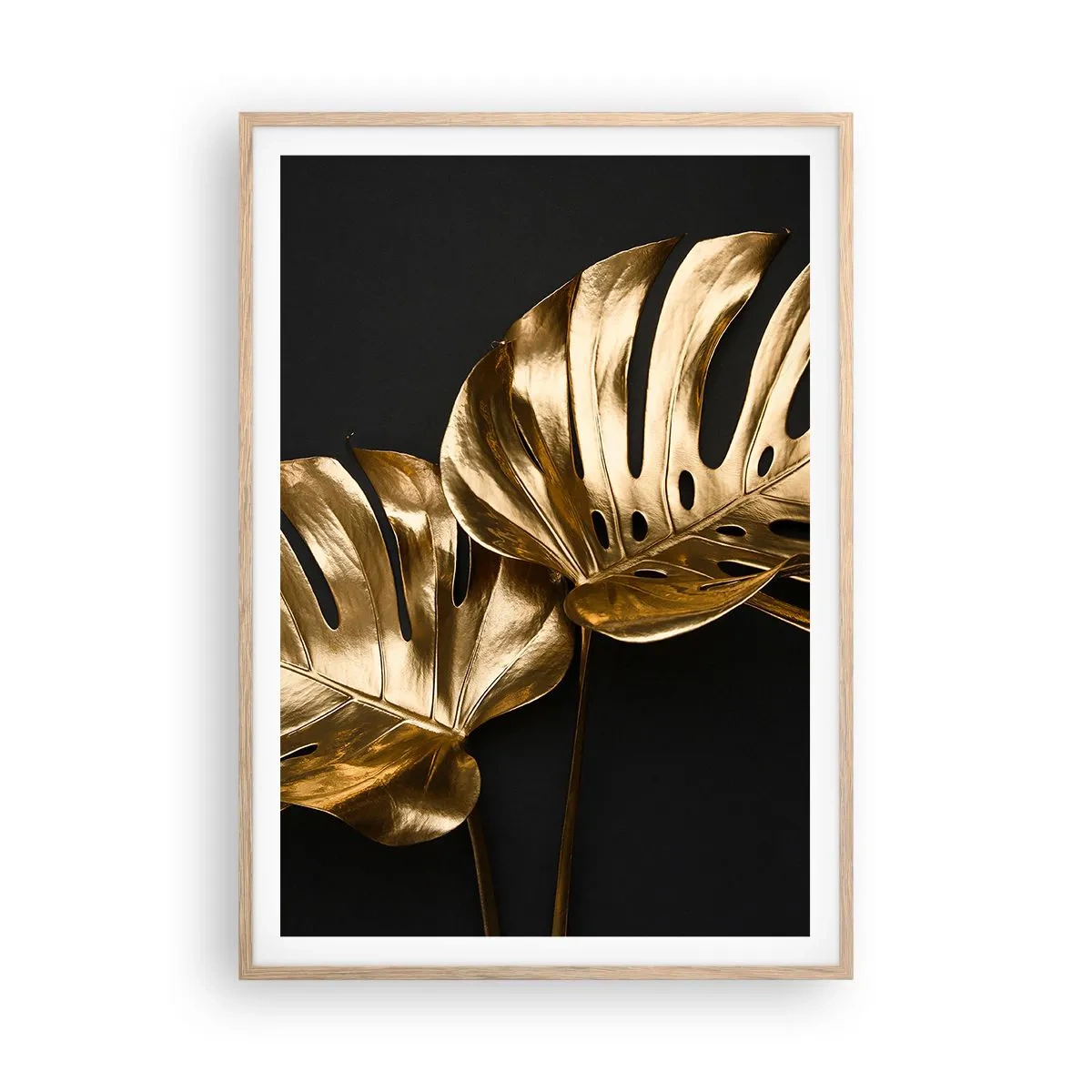 Poster în ramă de stejar deschis - Comorile naturii - 70x100 cm