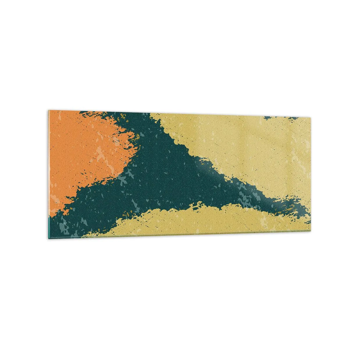 Tablou pe sticlă - Abstracție - în slow motion - 120x50 cm