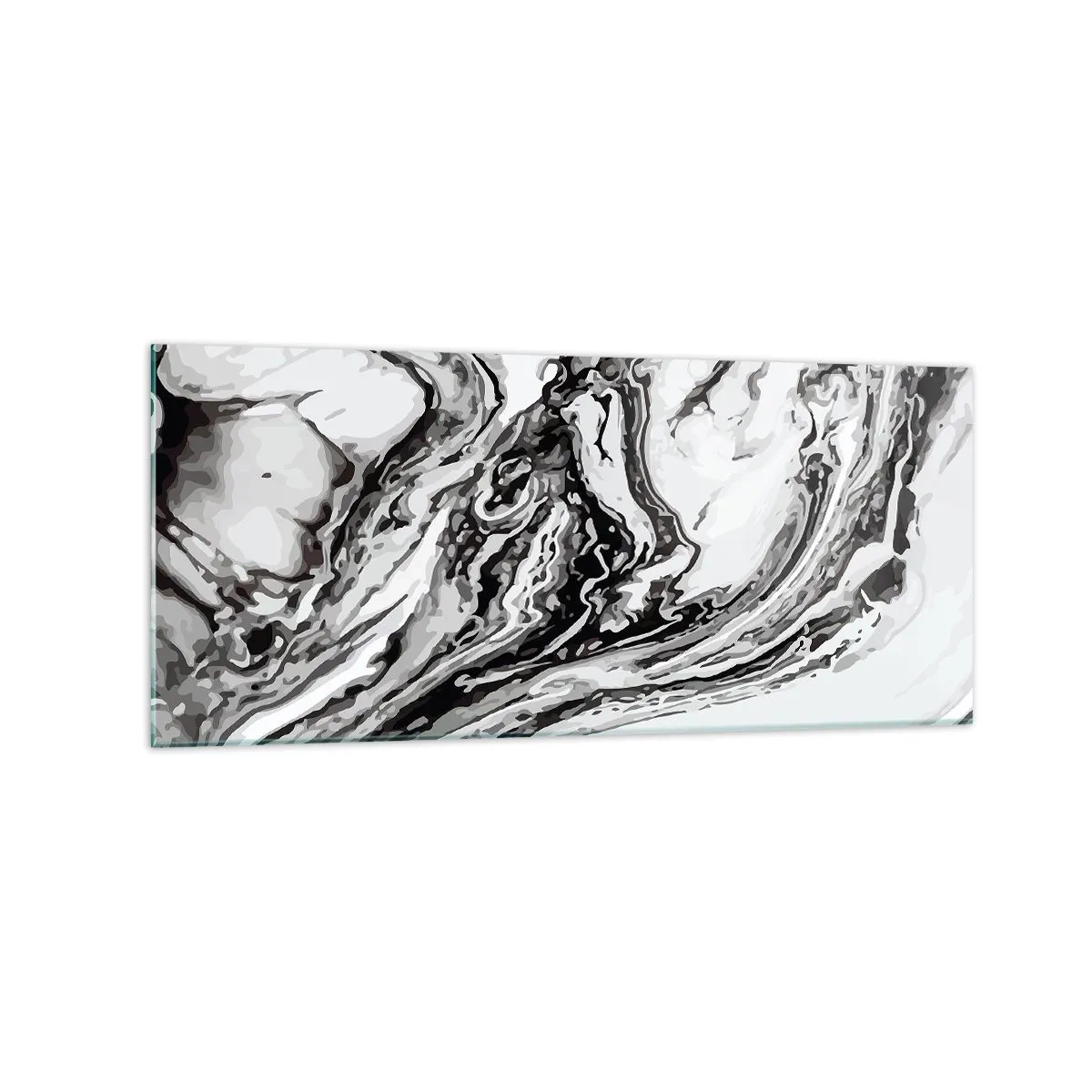 Tablou pe sticlă - La început a fost haos - 120x50 cm