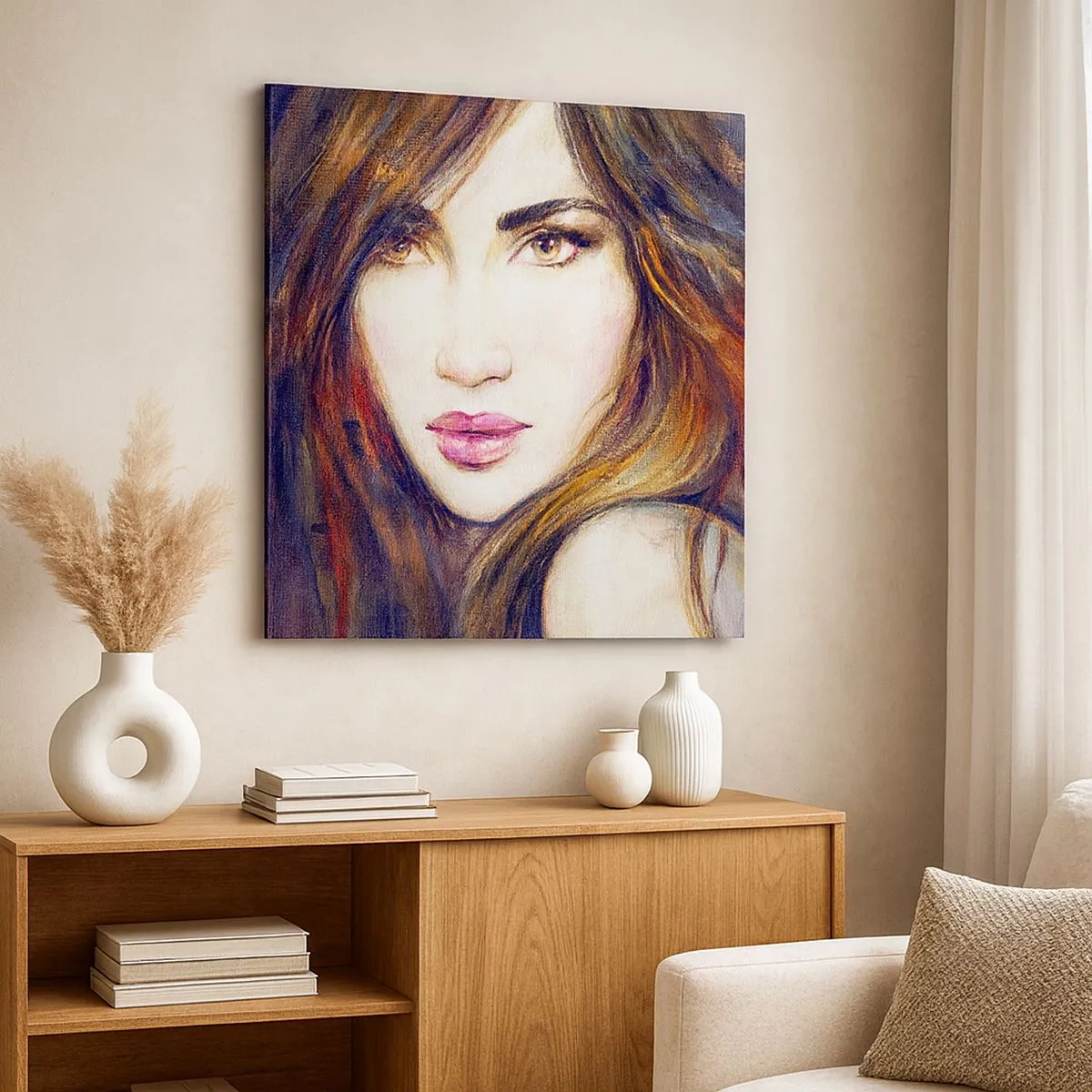 Tablou pe pânză - Un bănuț pentru gândurile tale - 30x30 cm