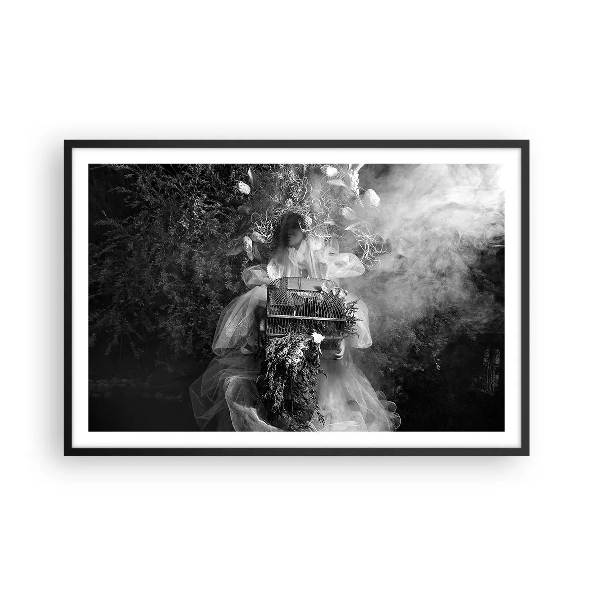 Poster în ramă neagră - Mama însăși - Natura - 91x61 cm