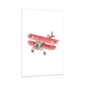 Tablou pe sticlă - Gata pentru zboruri la mare înălțime - 70x100 cm