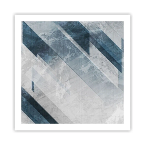 Poster - Compoziția spațială - mișcarea griului - 60x60 cm