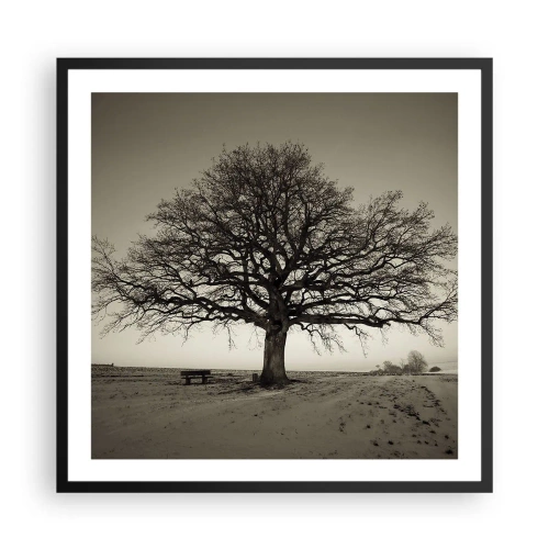 Poster în ramă neagră - De aici până în veșnicie - 60x60 cm