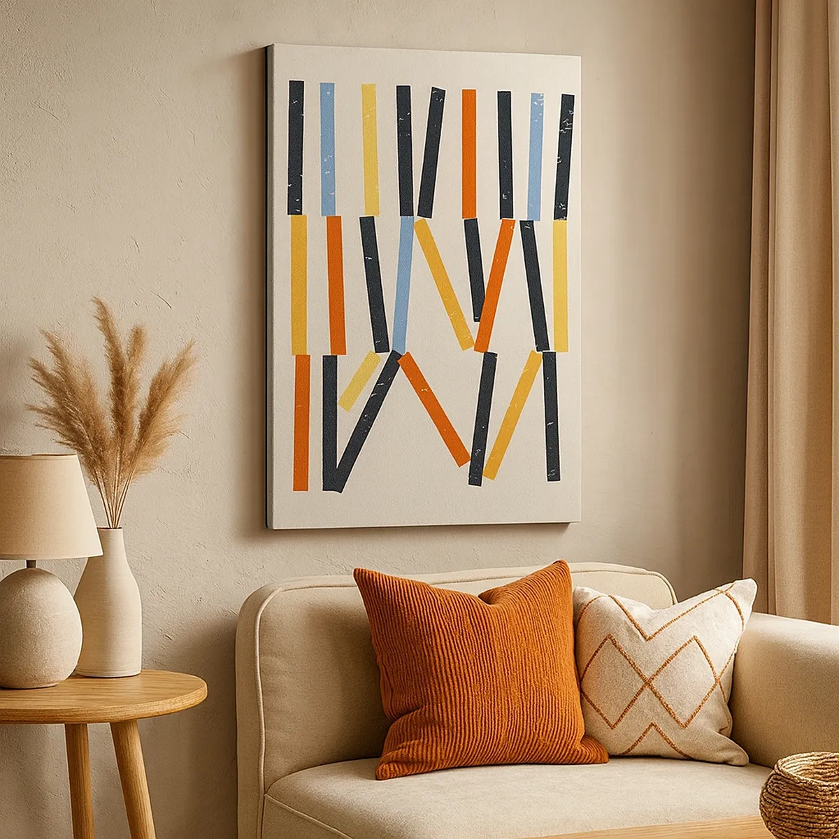 Tablou pe pânză - Compoziție la nivel - 50x70 cm