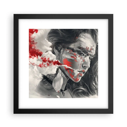 Poster în ramă neagră - În aburul absurdului - 30x30 cm