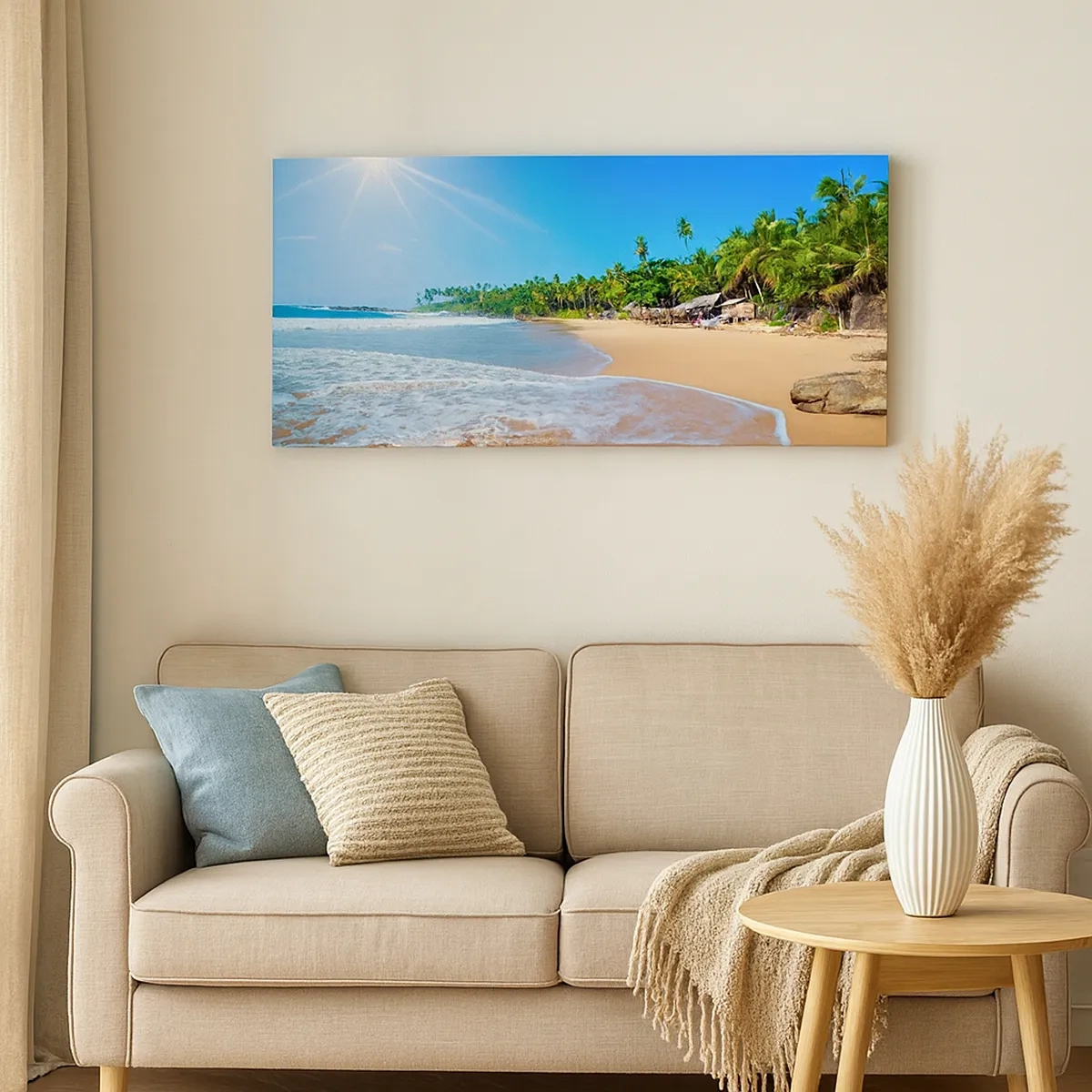 Tablou pe pânză - Un loc exotic pentru tine - 30x30 cm