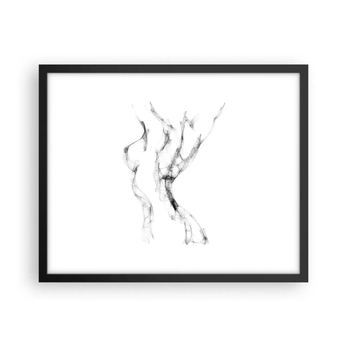 Poster în ramă neagră - Frumoasa și puternică - 50x40 cm