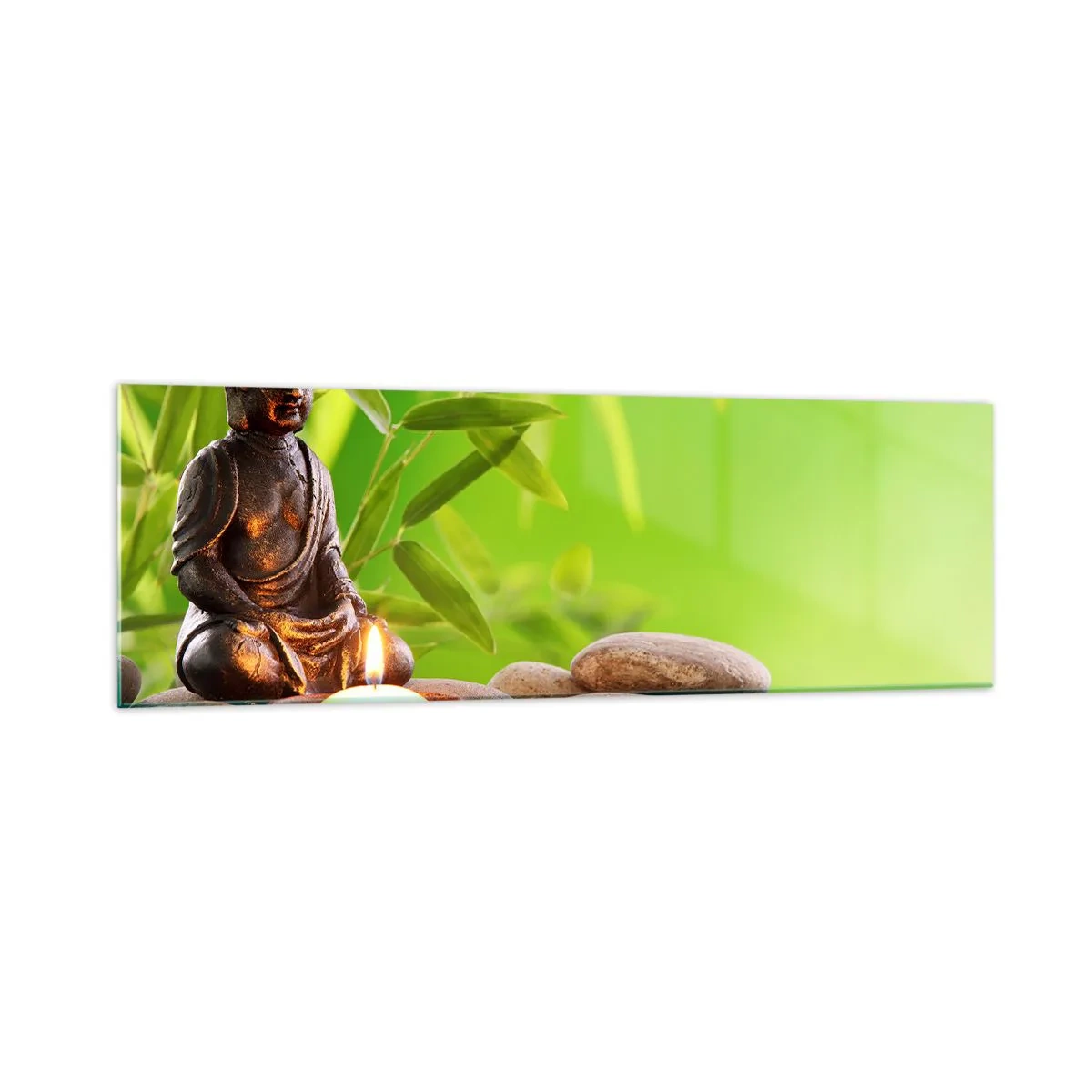 Tablou pe sticlă - Viața este frumoasă - 160x50 cm