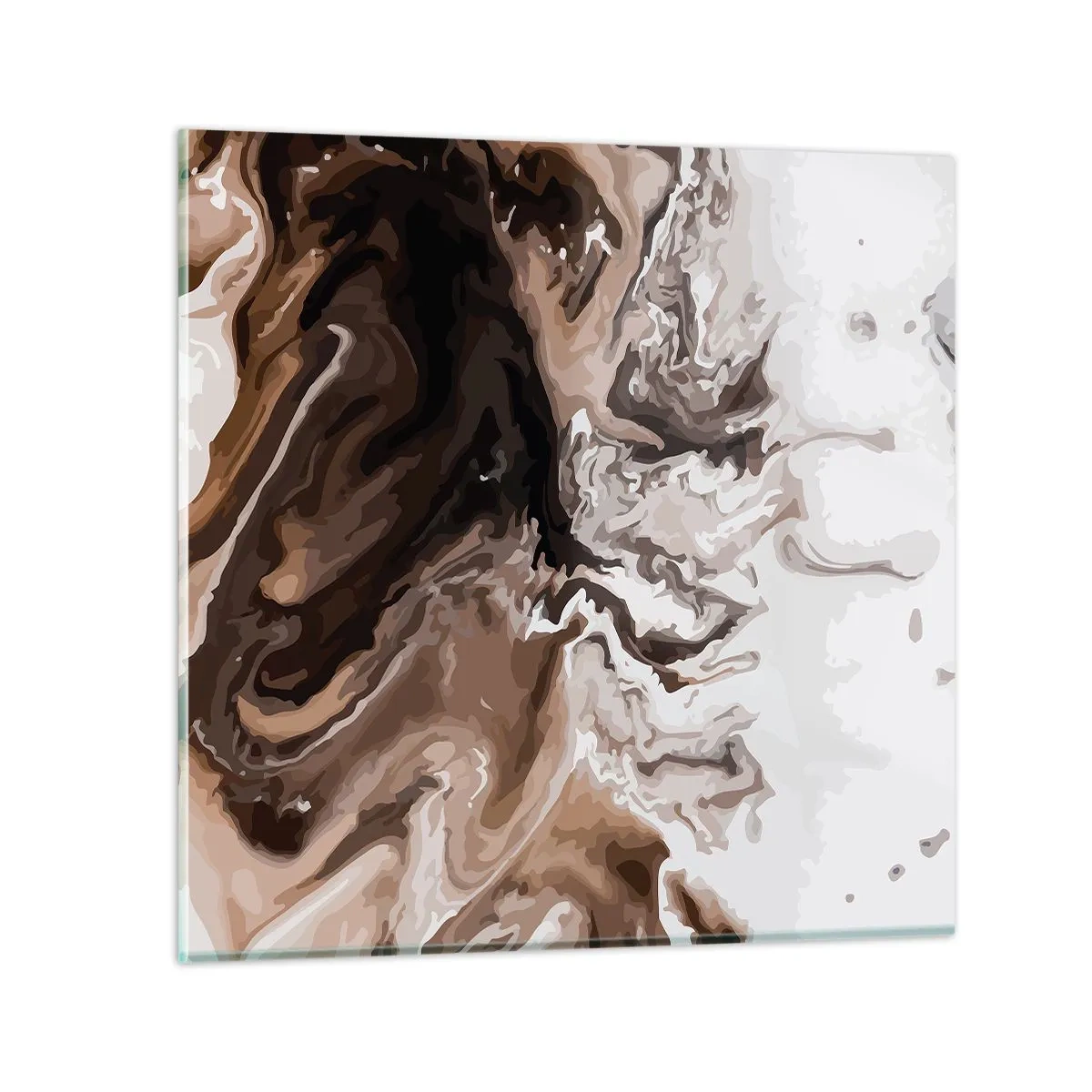 Tablou pe sticlă - Cadrilul culorilor - 50x50 cm