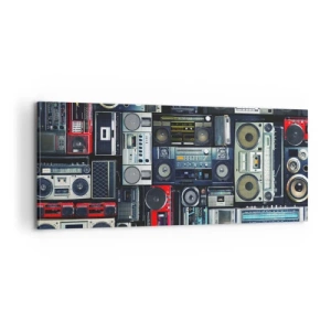 Tablou pe pânză - Nostalgie pentru anii `80. - 100x40 cm