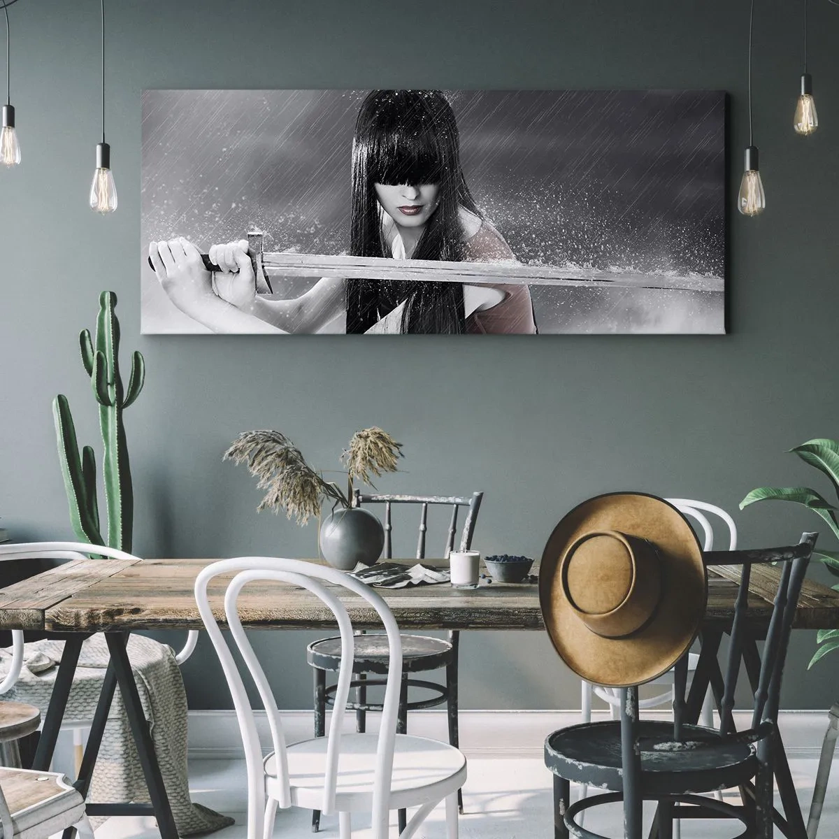 Tablou pe pânză - Frumoasă și periculoasă - 140x50 cm