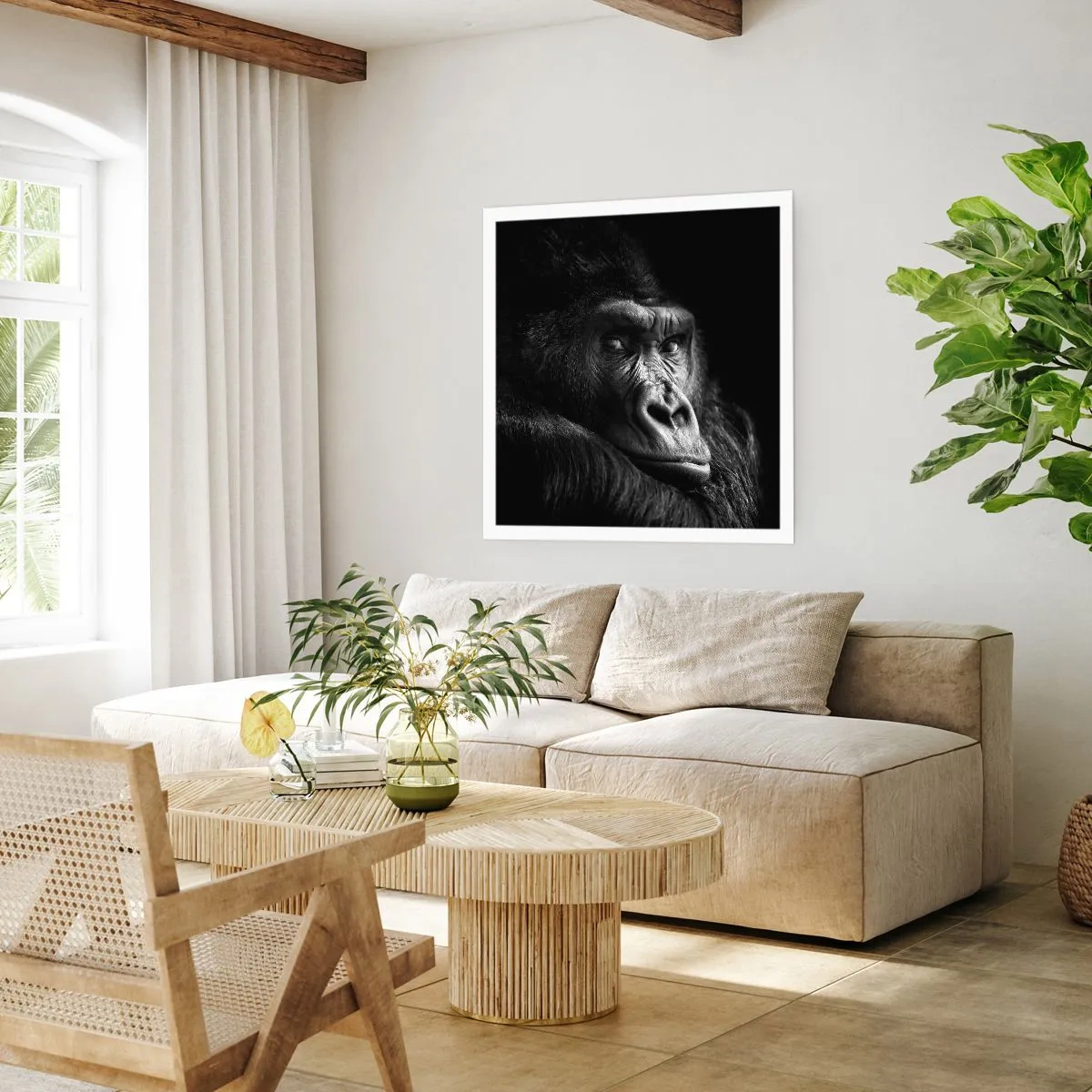 Poster - Și la ce te uiți? - 60x60 cm