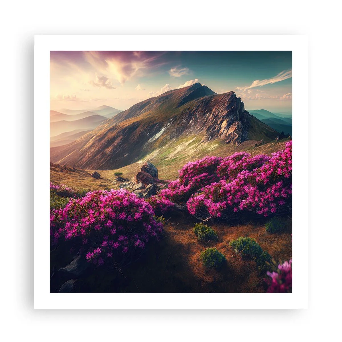 Poster - Vara la munte - 60x60 cm