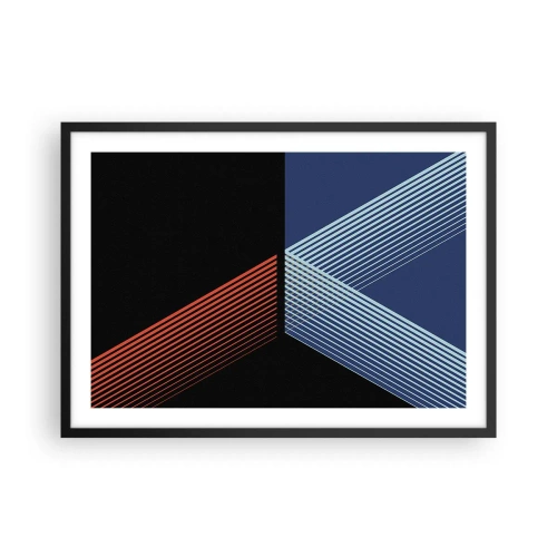 Poster în ramă neagră - O poveste simplă - 70x50 cm