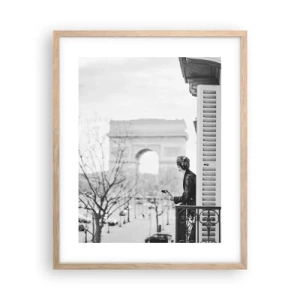 Poster în ramă de stejar deschis - Cameră cu vedere - 40x50 cm