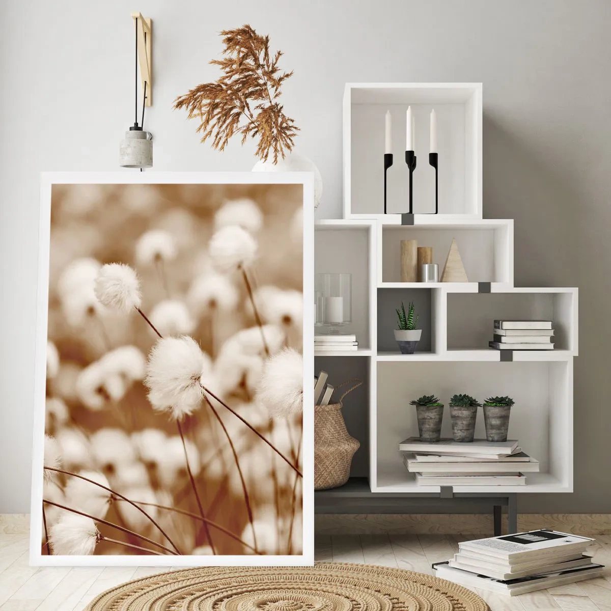 Poster - Câmp pufos - 70x100 cm