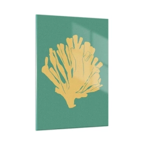 Tablou pe sticlă - Tufișul din pădurea subacvatică - 50x70 cm