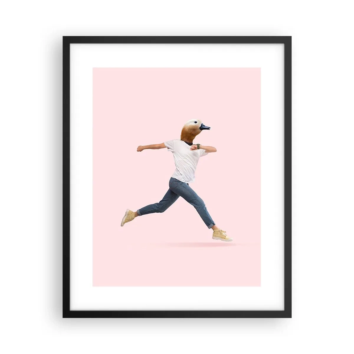 Poster în ramă neagră - Un strop de absurditate - 40x50 cm